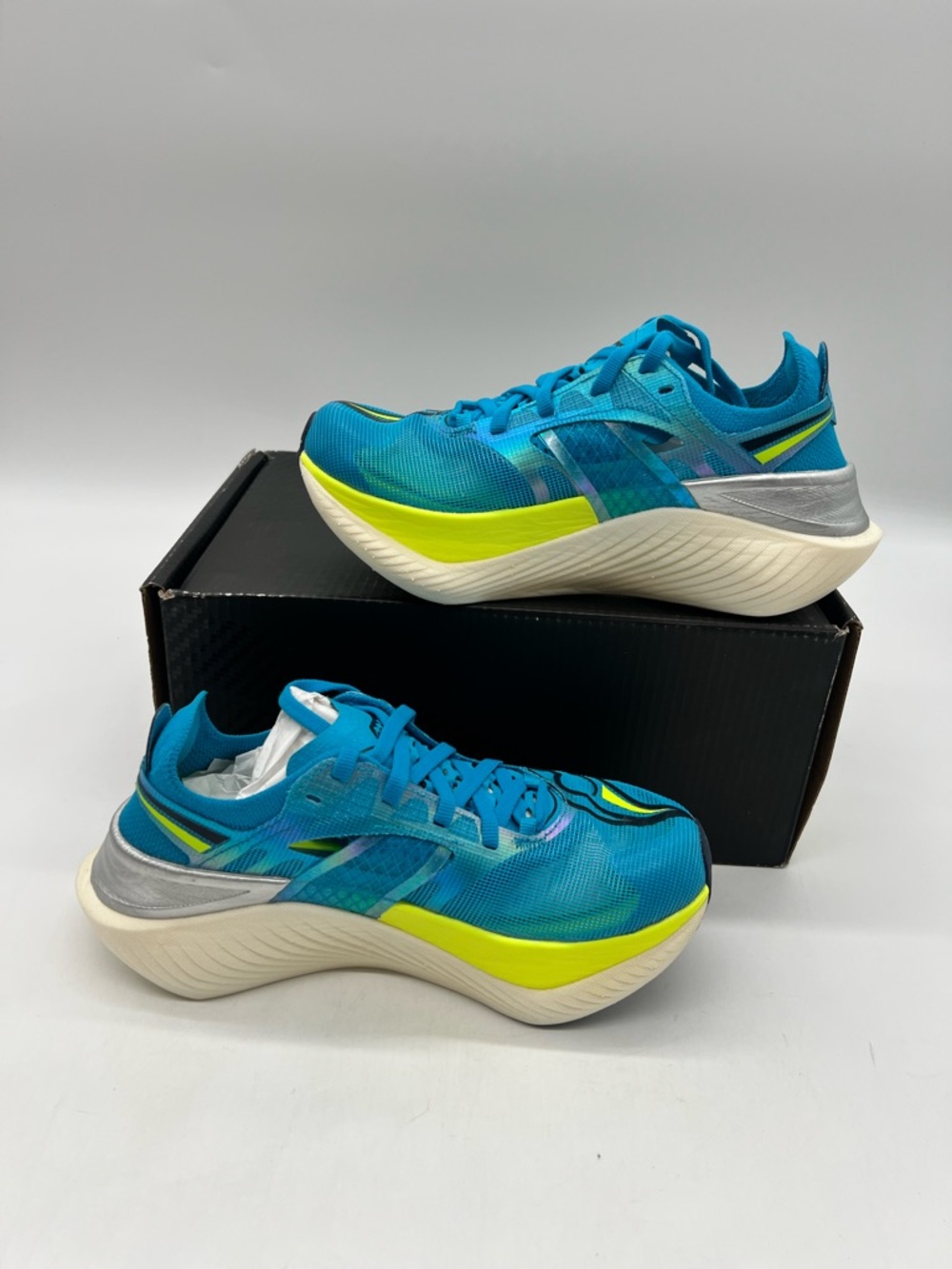 Saucony Endorphin Elite Women's Sz 5 Blue Green Wing Low Top Running Shoes Shoes